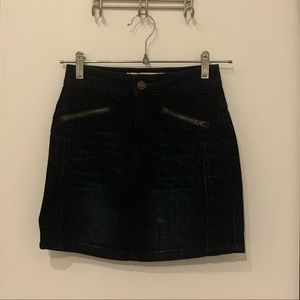 Abercrombie and Fitch blue denim mini skirt